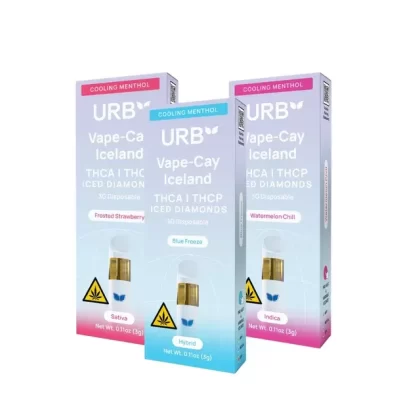 Urb 3ML THC-A Iced Diamonds Disposable Vape