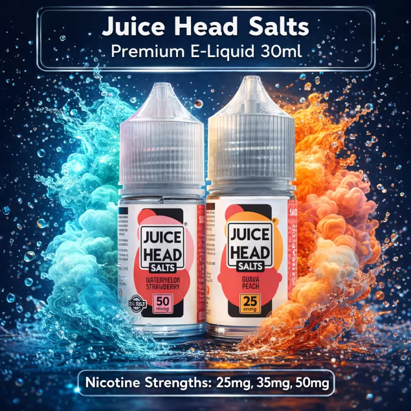 Juice Head Salts Premium E-Liquid 30ml - Vapeciga