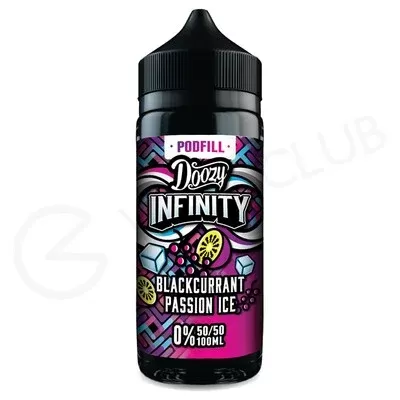 Blackcurrant Passion Ice 50VG Shortfill E-Liquid by Doozy Infinity 100ml