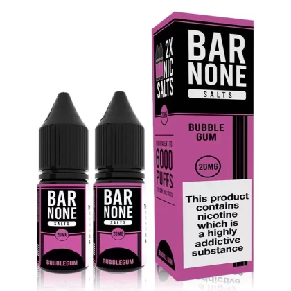 Bubblegum By Bar None 10ml Nic Salts Twin Pack