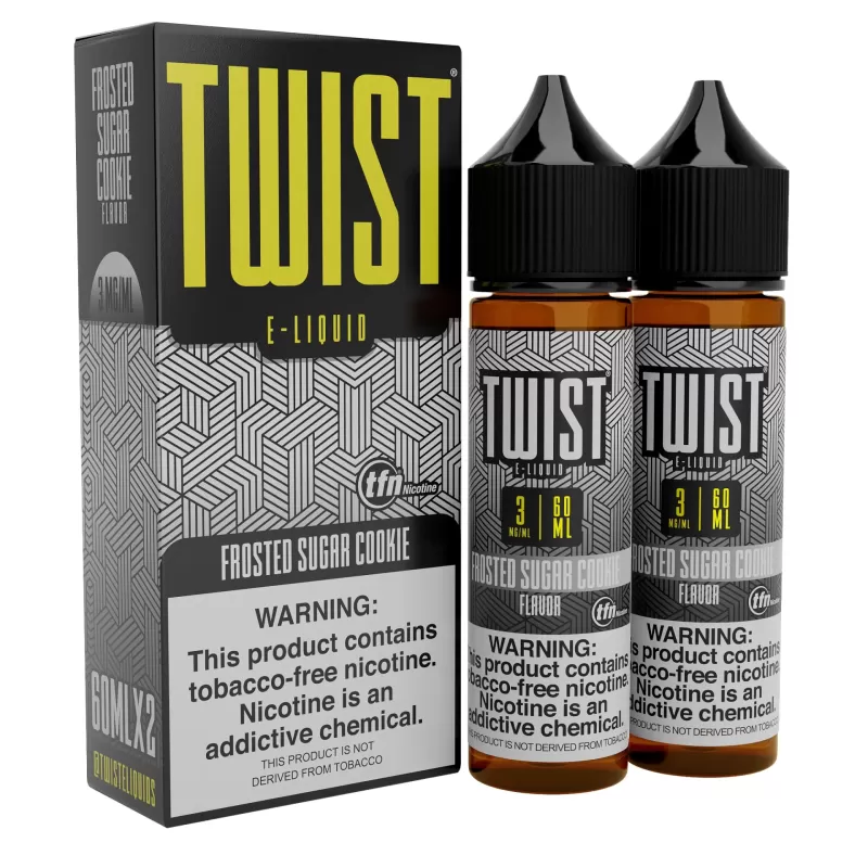 Twist E-Liquid Frosted Amber (Frosted Sugar Cookie) – 120mL