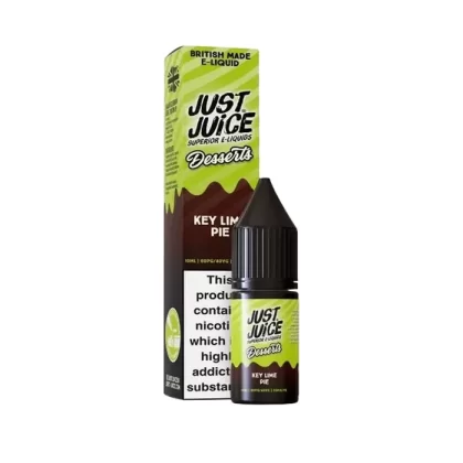 Key Lime Pie Nic Salt E-Liquid by Just Juice Desserts - 10 mg - Medium Strength