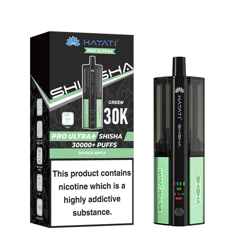 Hayati Pro Ultra Plus Shisha 30K Pod Kit - Watermelon Ice / Peach Ice - Image 3