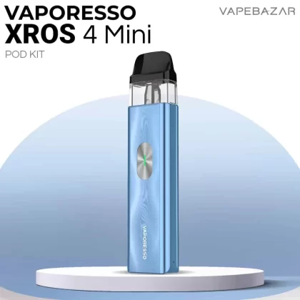Vaporesso XROS 4 Mini Kit – Ice Blue - Vaporesso / Pod Kit / 1000 mAh / max. 30 Watt / USB-C / 3 ml