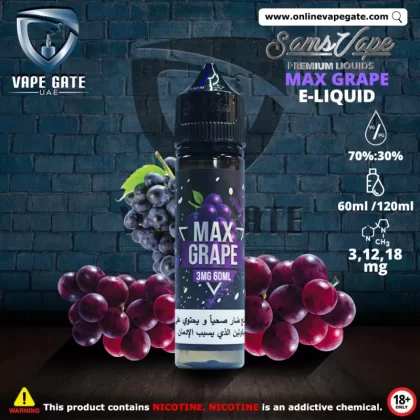 Max Grape E-Liquid - Sam Vapes