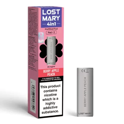 Lost Mary 4-in-1 Prefilled Pods – Berry Apple Peach – 2PK