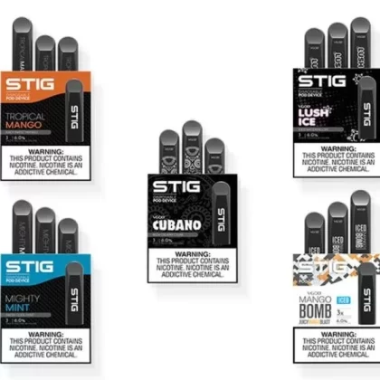 Vgod Stig Disposable Pod Device in Dubai Only Box For 10 pack