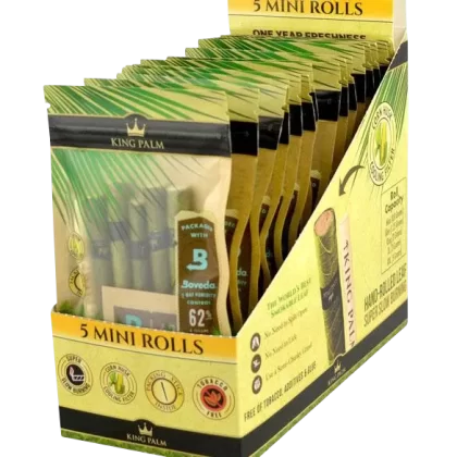 King Palm Mini Rolls Wrap Pouches – 75 Pack