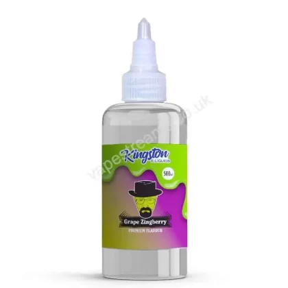 Grape Zingberry 500ml E-Liquid Shortfill by Kingston - Vapestreams Co