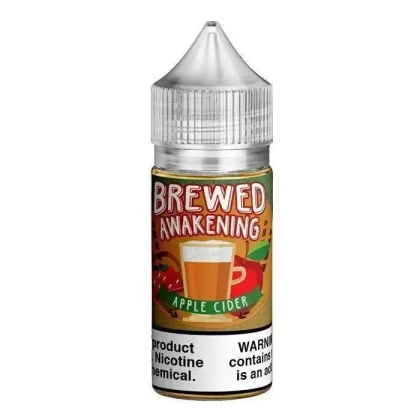 Brewed Awakening Apple Cider Nicotine Salt by Caribbean Cloud Company - Vape Product; Vape Product, Vape Product
