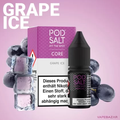 Podsalt Core – Grape Ice - 20mg/ml, 11mg/ml; Traube