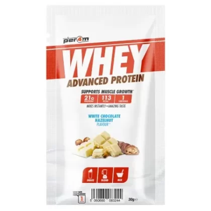 Per4m Advanced Whey Protein 30g Sachet – White Chocolate Hazelnut