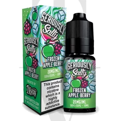 DOOZY VAPE SERIOUSLY SALTY FROZEN APPLE BERRY NIC SALT E-LIQUID