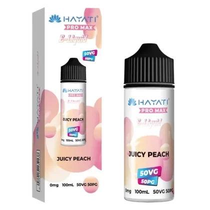 JUICY PEACH BY HAYATI PRO MAX E LIQUID 100ML 50VG