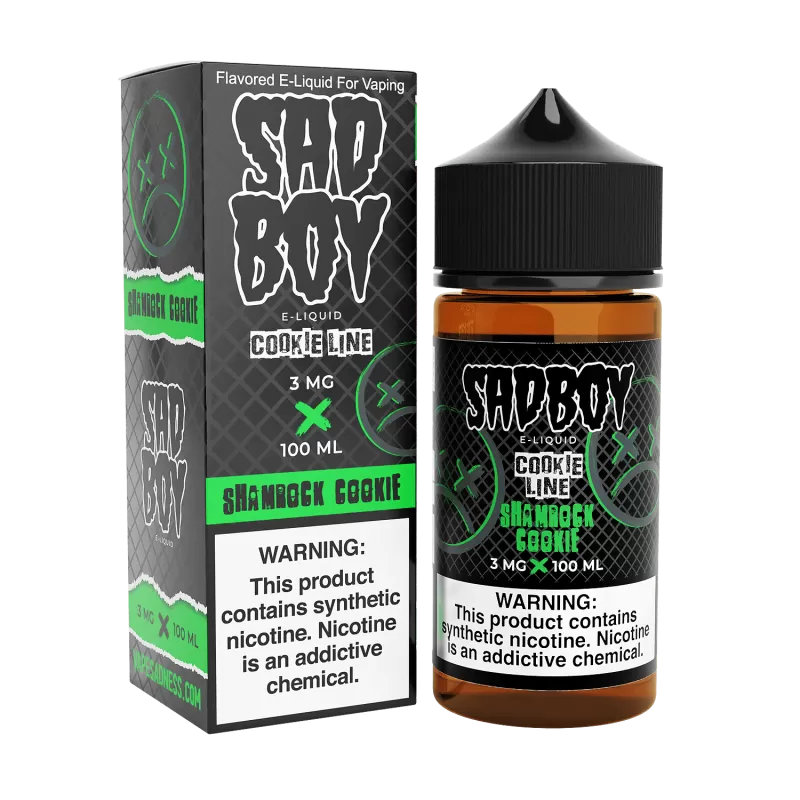 SADBOY E-Liquid - Shamrock Cookie 100ML - Cookie Line Series