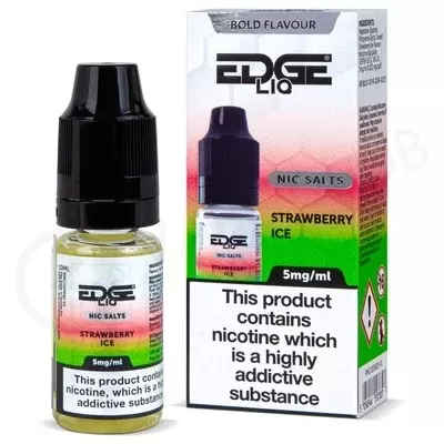 Strawberry Ice Nic Salt E-Liquid by Edge Liq - Ecigpremium