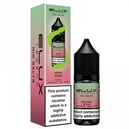ELUX Apple Peach Nic Salt E Liquid – Legend Series (10ml)