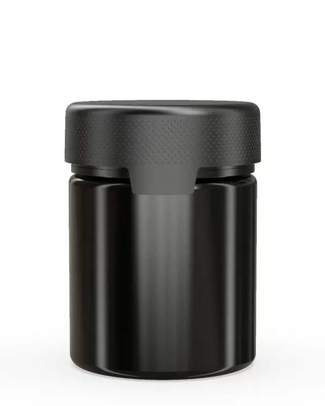 CHUBBY GORILLA | Child Resistant Black Plastic Aviator XL Container w/ - Vape Store