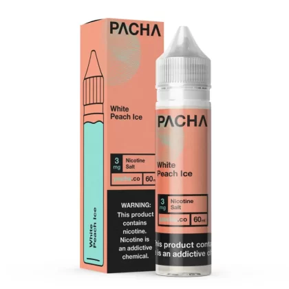 Pacha White Peach Ice eJuice - Vape Product; Vape Product, Vape Product; Pachamama
