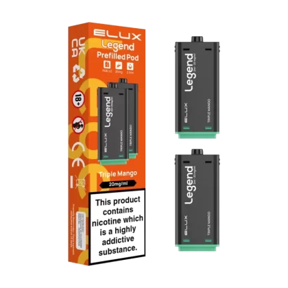 Triple Mango Elux Legend 1500 Pods - Vapeshop Co