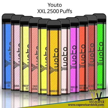 YUOTO XXL 2500 Puffs Disposable Vape in Dubai - Vapewizarddxb