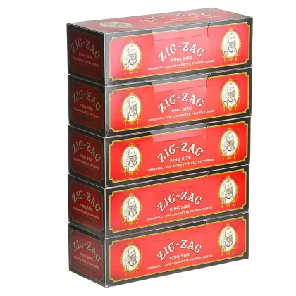 Zig Zag Filter Tubes Original 5 Cartons of 200 - Size#King Size>100 mm