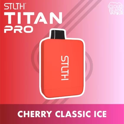 STLTH TITAN PRO Disposable Vape – Cherry Classic Ice