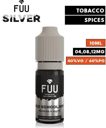 Old School Boy eLiquid by FUU Silver - 04mg / 10ml
