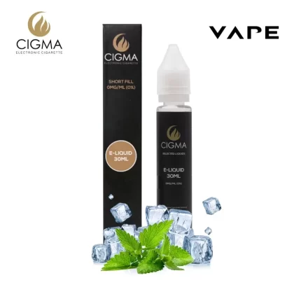 Cigma e-Liquid – Ice Mint 0mg 30ml Shortfil | Cigee
