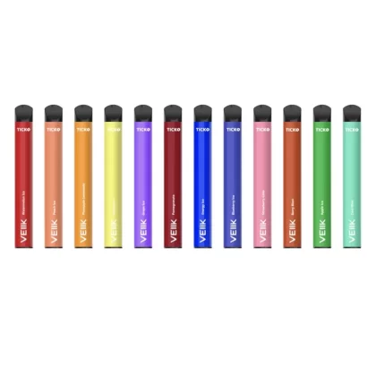 VEIIK Ticko Disposable Vape 1200 Puffs - Arround 1200 puffs; 550mAh