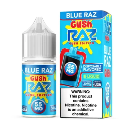 RAZ Salt "GUSH EDITION" - Blue Razz Gush - 30ML E-Liquid - 55MG