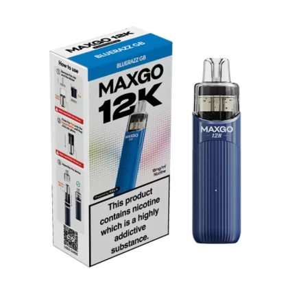 Relx Maxgo 12K Prefilled Pod Vape Kit (Expiry May 2026) - Blueberry Sour Raspberry
