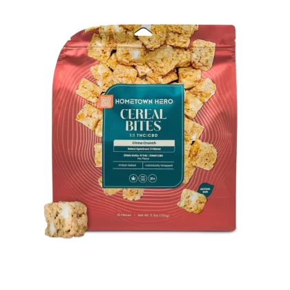 Hometown Hero Delta-9 THC Cinna Crunch Cereal Bites - Ejuicewarehouse