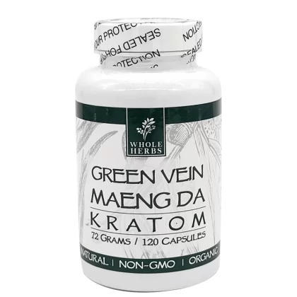 Whole Herbs Green Vein Maeng Da Capsules - Discountvapepen