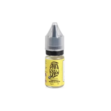 Pineapple & Mango Ice Cream Nic Salts E-Liquid (10ml) - 12mg
