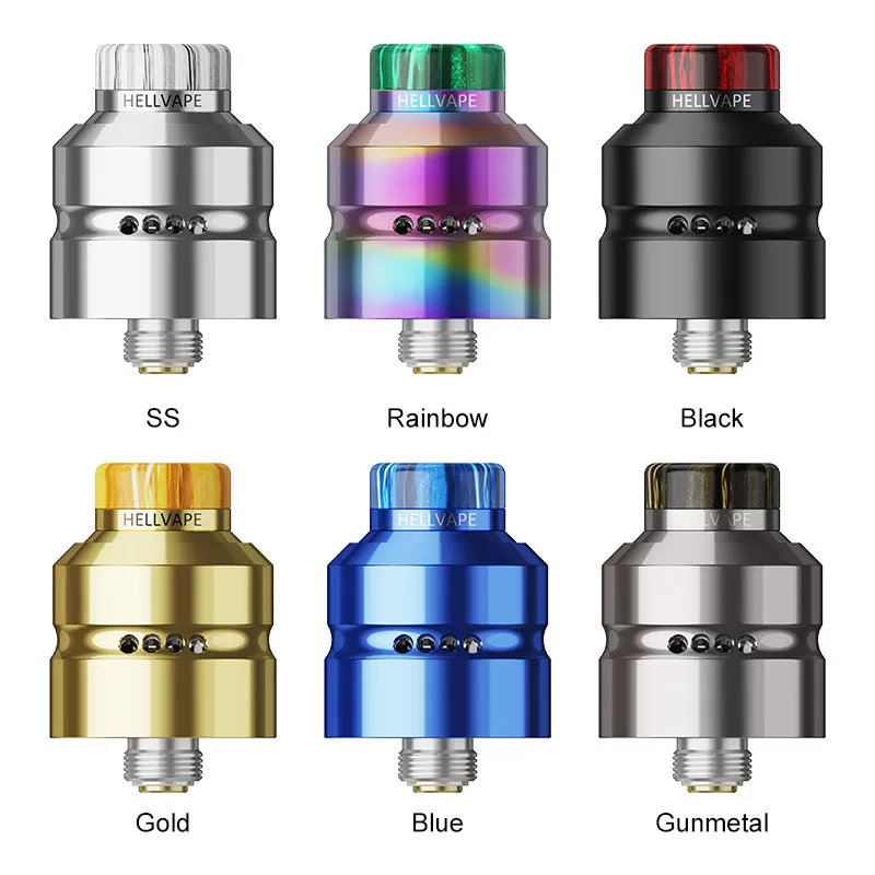 Hellvape Dead Rabbit Mini RDA Atomizer - Gold - Image 2