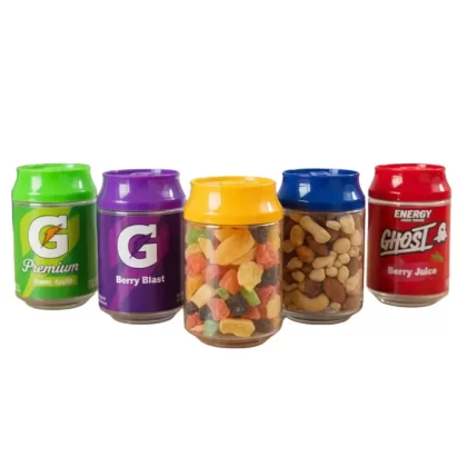 Soda Cans 3.5g Plastic Stash Smell Proof Cali Packaging - Monster