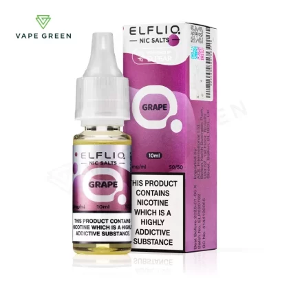 Grape Nic Salt E-Liquid by Elf Bar Elfliq - Eliquidsupply