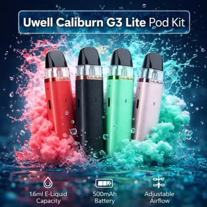 Uwell Caliburn G3 Lite Pod Kit - Pale Purple / 0.9ohm (2.5ml)