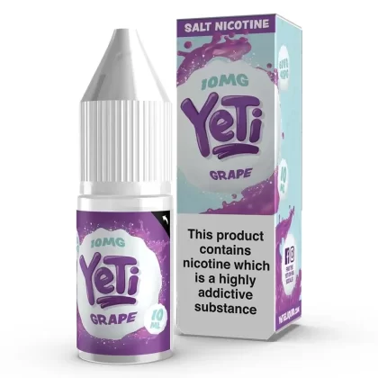 Yeti Nic Salt Vape Juice Grape