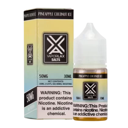 Pineapple Coconut Ice VaporLax Salt - Consumer; Vape Product, Vape Product