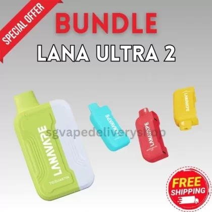 Lana Ultra 2 16000 Puffs Starter Kit Bundle - Free