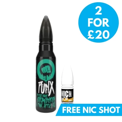 0mg Riot Squad Punx 50ml Shortfill (70VG/30PG) - Vape Co