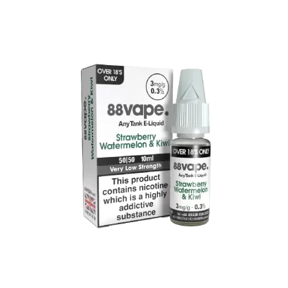 88Vape Strawberry Watermelon & Kiwi 10Ml E-Liquid