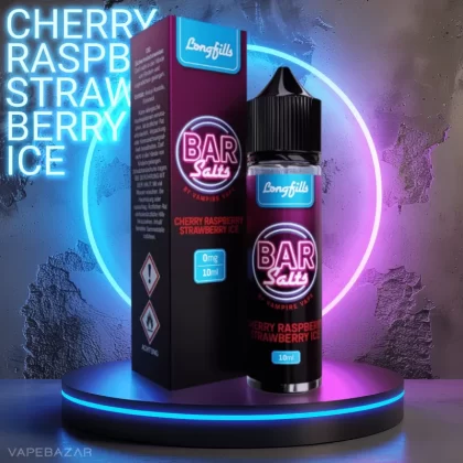 Bar Salts Longfills – Cherry Raspberry Strawberry Ice 10ml - Ice / Himbeere / Kirsche / Erdbeere