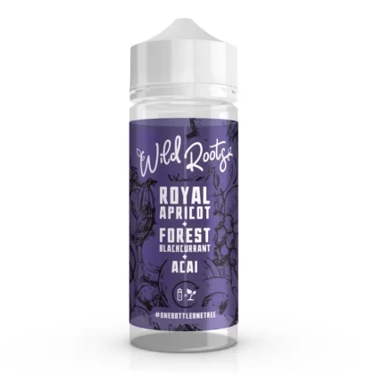 Wild Roots Royal Apricot, Forest Blackcurrant and Acai 100ml E Liquid - Vapourdays Co