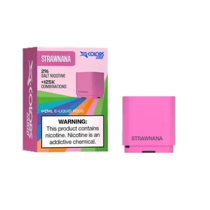 Zlabs Zcolors Mini Strawnana Pod - Nicotine Strength#Strawnana (80E458)
