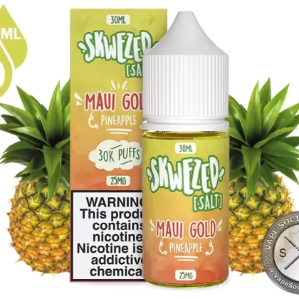 Maui Gold SKWEZED SALT 30ml - Vape Product, Vape Product