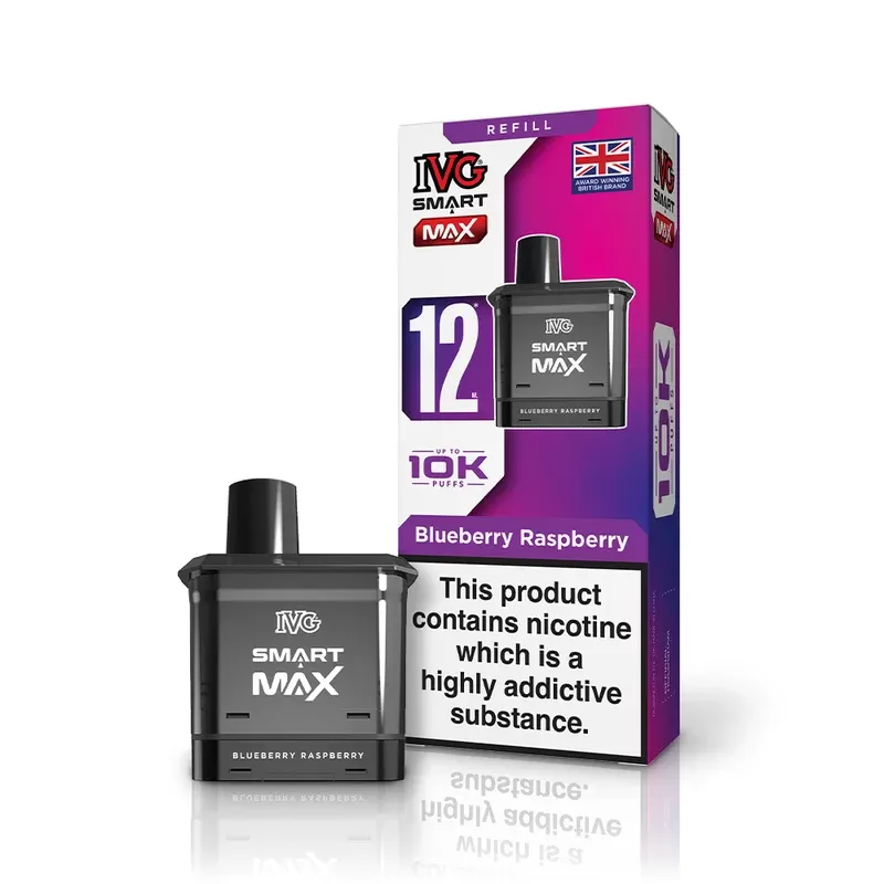 IVG Smart Max Blueberry Raspberry Refill Pack - Vape Store