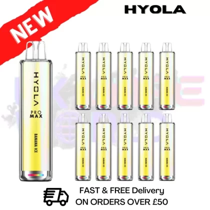 Banana ICE Hyola Pro Max 8000 Puff Box Of 10